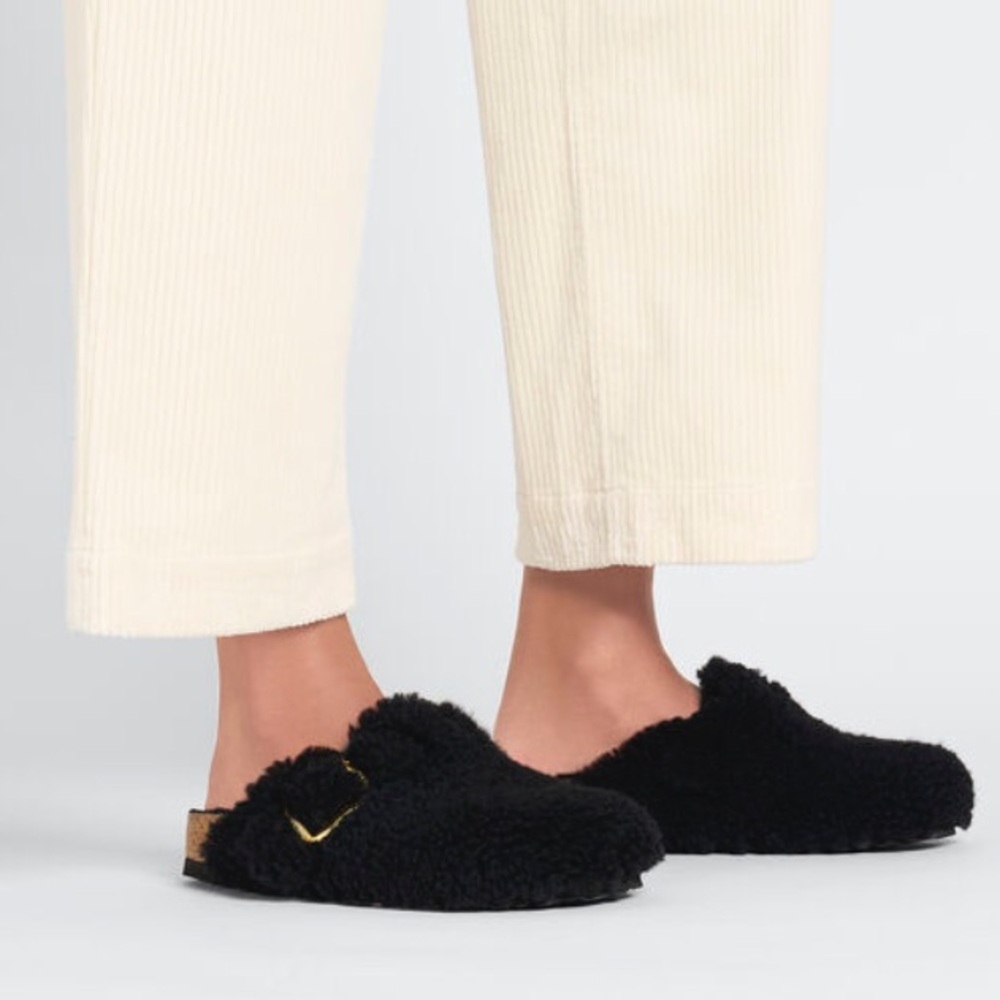 Birkenstock Boston Big Buckle Shearling